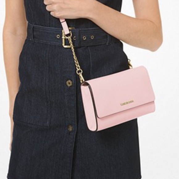 SMALL SAFFIANO LEATHER CONVERTIBLE CROSSBODY BAG - Picture 3 of 4